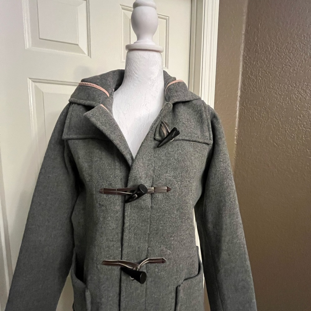 COOPER KEY Gray Toggle Coat SIZE S